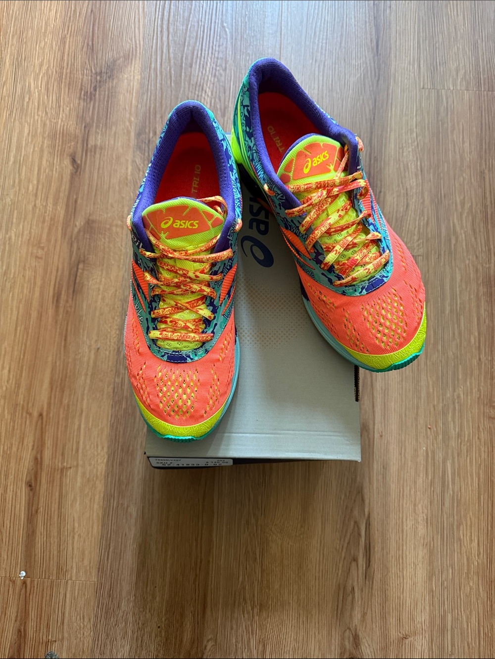 ASICS Women’s Neon Orange & Multi-Color Running Shoes
